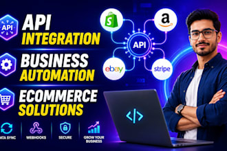 connect shopify, amazon, ebay or stripe API to automate your business fix lovabl