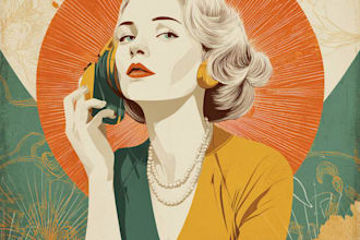 draw old retro distressed comic illustration
