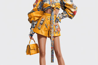 draw fashion technical illustrations with details