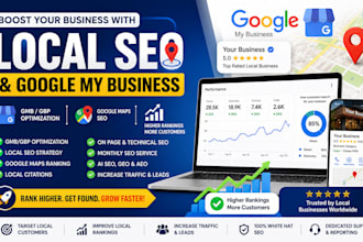 boost small business google my business local map SEO gbp ranking local citation