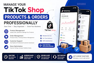 manage your tiktok shop products and orders professionally
