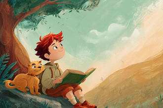 illustrate children story book illustration and KDP book