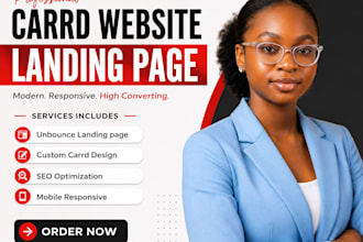 design carrd website carrd sales page lead capture page carrd landing page