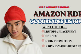 promote your book on amazon kdp seo goodreads listopia and boost visibility fast
