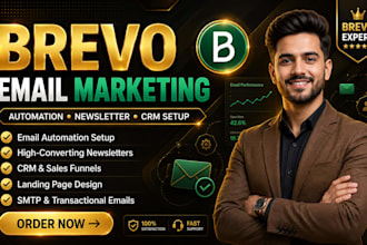 setup brevo email marketing  automation campaigns brevo newsletter landing page