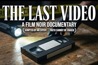 write viral true crime documentary script