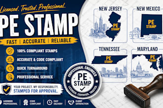 pe stamp new jersey pe stamp new mexico pe stamp tennessee pe stamp maryland