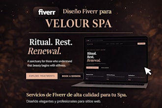 give you a premium dark spa and beauty salon website