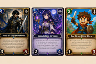 design trading card game fantasy card board card game design tcg card template