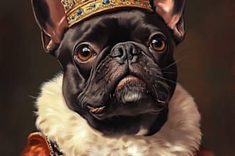 draw your beloved pet into a fun vector art cartoon