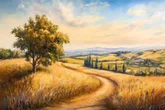 design custom oil painting landscape and nature art