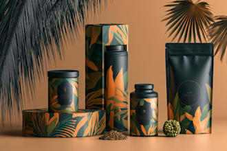 modern and professional packaging design