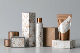 modern and professional packaging design