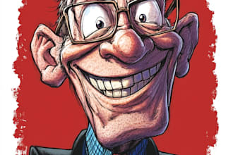 do digital political cartoon for political cartoon