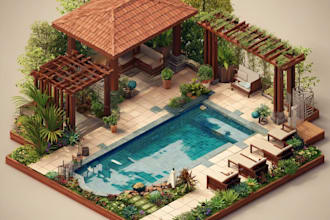 design backyard frontyard garden landscape patio pool