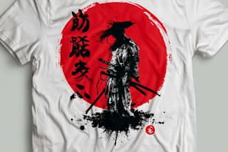 create a tshirt design in modern streetwear style