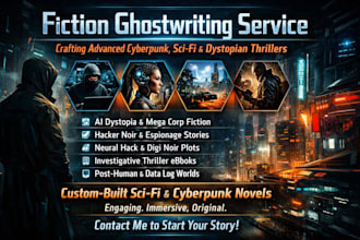 ghostwrite full cyberpunk ebook with corporate espionage narrative development