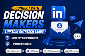 linkedin lead generation with targeted b2b prospect research