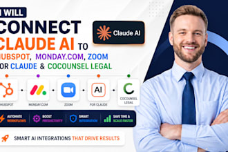connect claude ai to hubspot monday com zoom for claude and cocounsel legal