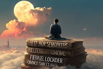 design creative romantic book or ebook cover