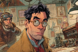 design comic book and cartoon comic book illustration
