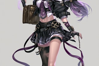 design highest quality anime character