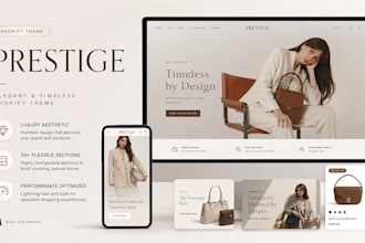 premium shopify theme prestige