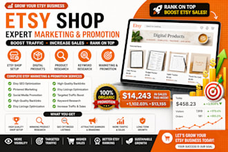 do etsy shop promotion with etsy seo listing to increase etsy sales and traffic