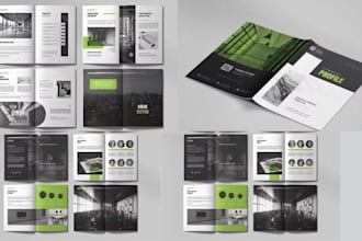 design b2b contractor marketing catalog capability statement portfolio brochure