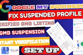 help fix suspended google business profile and gbp reinstatement