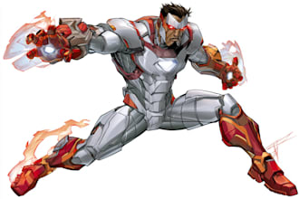 do a superhero comic