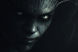 make a dark horror character art