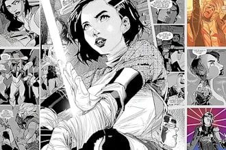 draw special comic illustration or graphic novel
