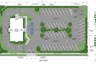 create driveway plan, parking lot design, property map, office plan, campground