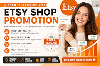 promote etsy shop to boost traffic and sales