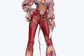create a professional commercial fashion sketch