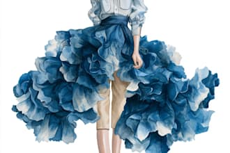 create fashion illustration for you brand