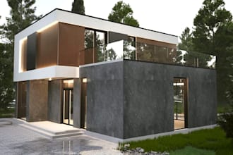 create architectural flythrough animation and exterior rendering