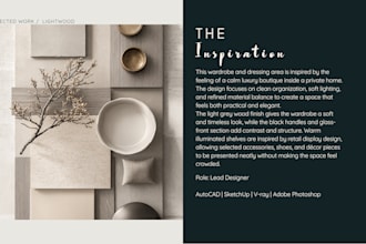 create a modern interior design mood board for your room