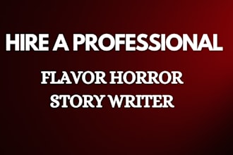 do a compelling flavor horror story