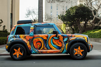 vehicle wrap, car wrap design