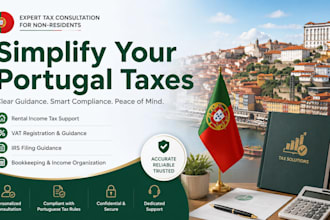 provide portugal non resident tax consultation, rental income and vat support