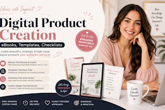 create professional digital products and workbooks