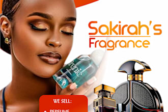 design beauty skincare and perfume flyers