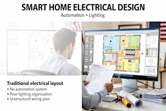 design california smart home electrical and automation plans