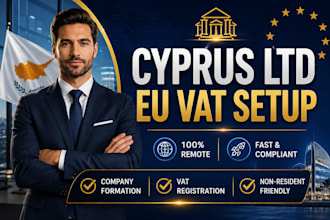 register a cyprus company, handle eu vat setup, and ensure corporate compliance