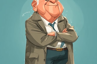 draw best bighead cartoon caricature