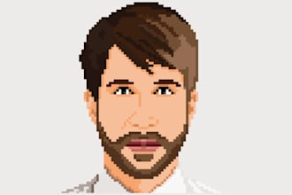 create anime pixel art portrait and gaming avatar