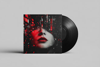 song and album cover illustrations design