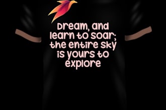 creative typography t shirt design